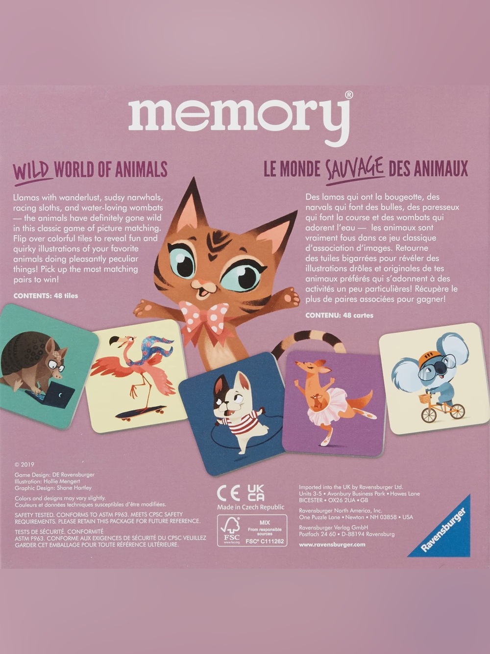 Ravensburger  |  Memory - Wild World of Animals - Picture 6 of 10